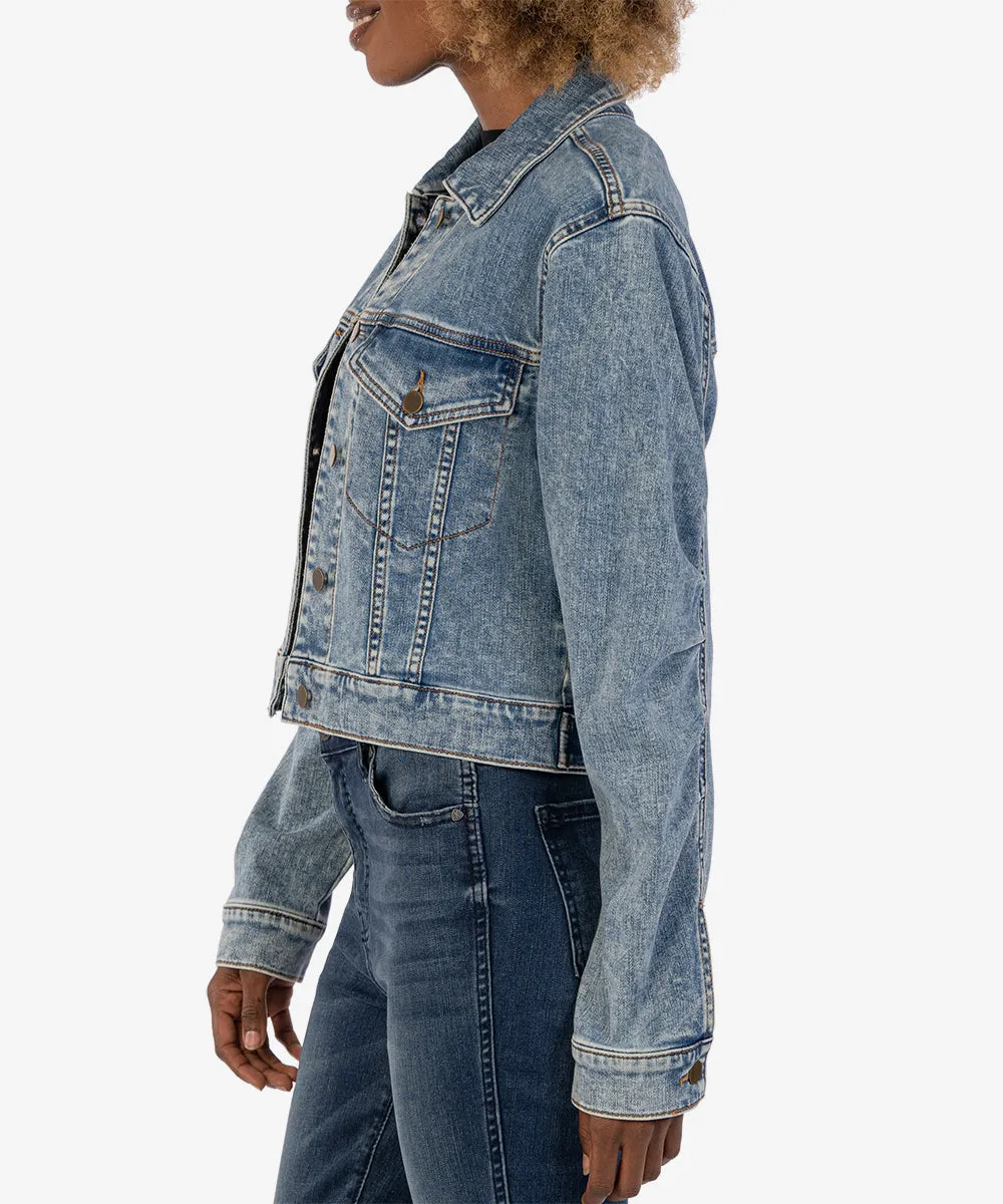 Jacqueline Denim Crop Jacket