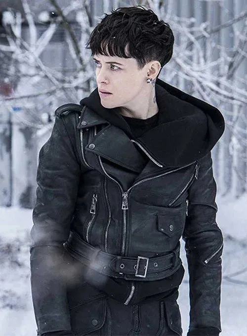 Leather Jacket worn by Claire Foy