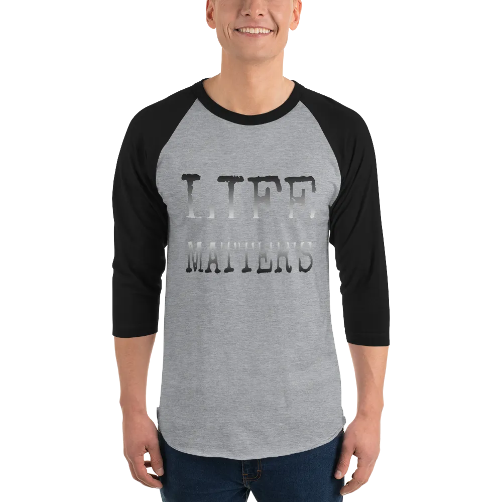 Life Matters Men/Unisex Baseball Tees