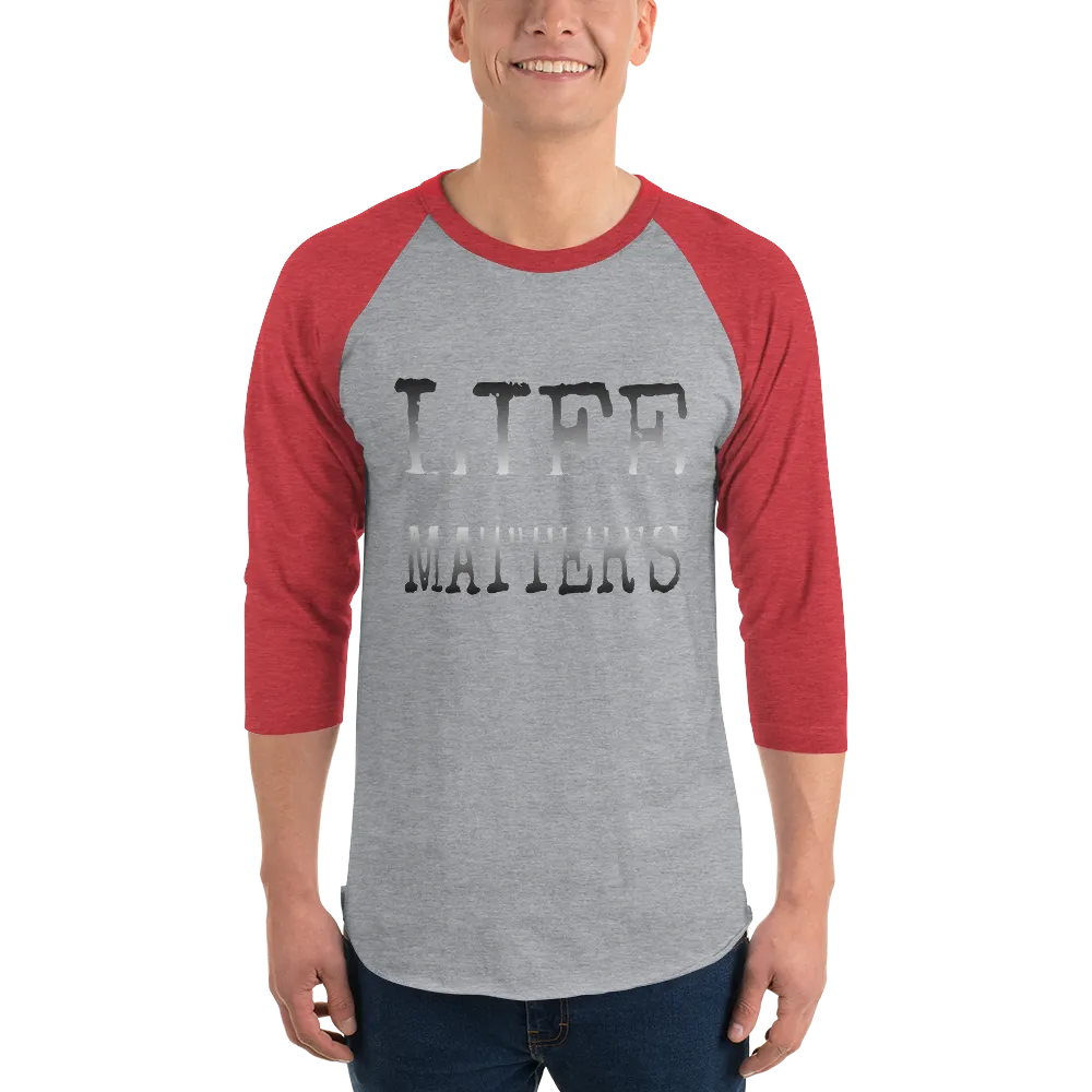 Life Matters Men/Unisex Baseball Tees