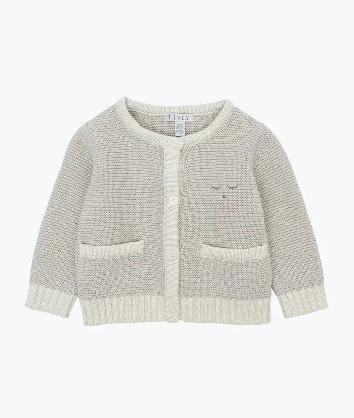 Livly Stockholm Oatmeal Sam Cardigan   Pant Set