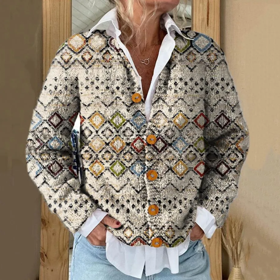Lora ™ | Beige cardigan