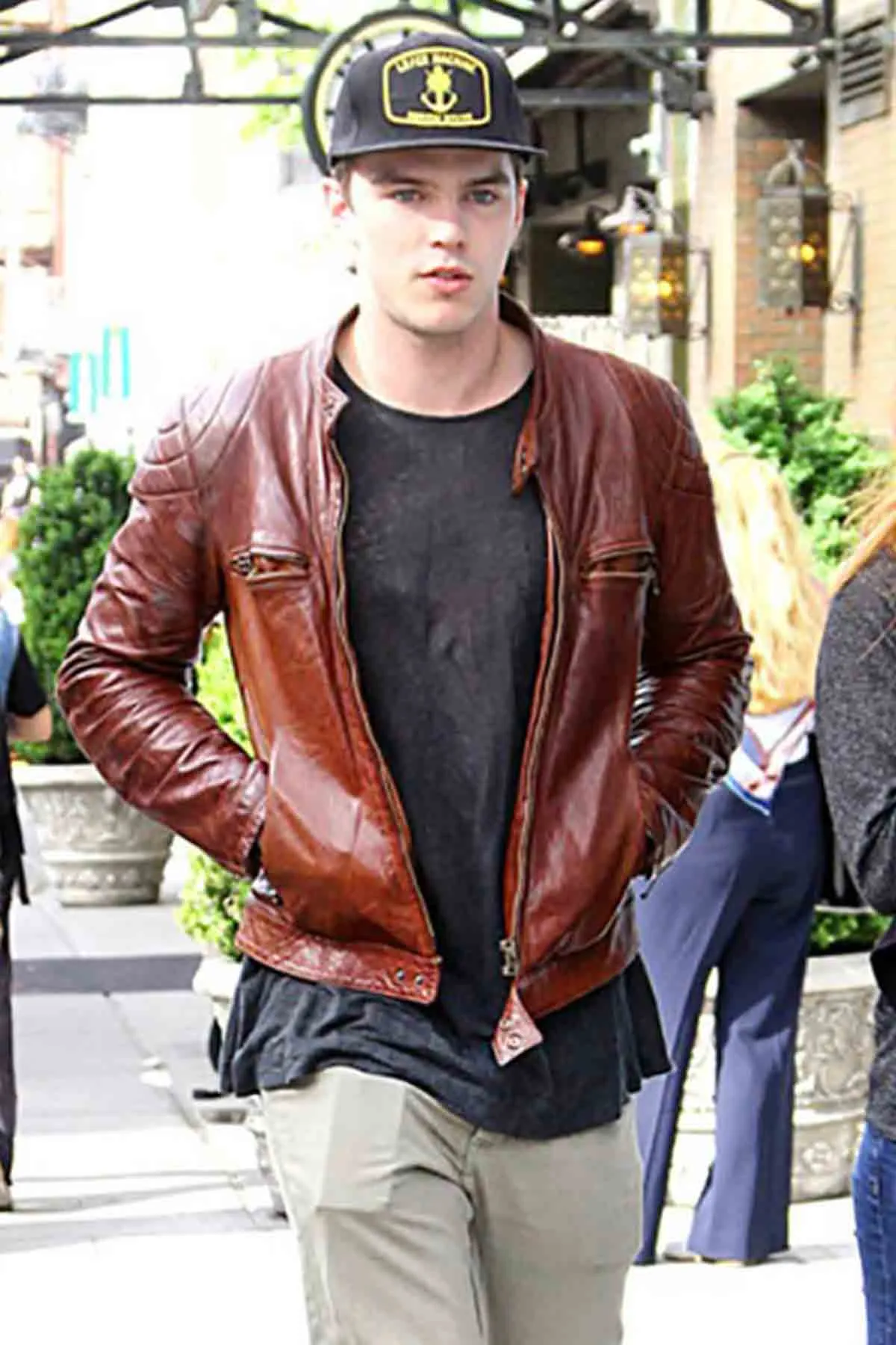 Mad Max Leather Jacket Worn By Nicholas Hoults | Nicholas Hoults Mad Max Leather Jacket