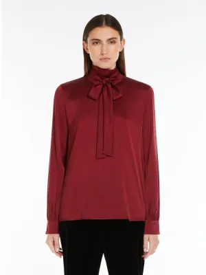 MAX-2426116032 MARAT ROSE BOW BLOUSE