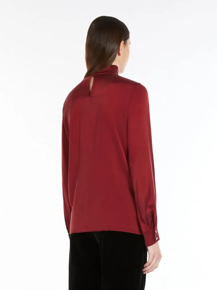 MAX-2426116032 MARAT ROSE BOW BLOUSE