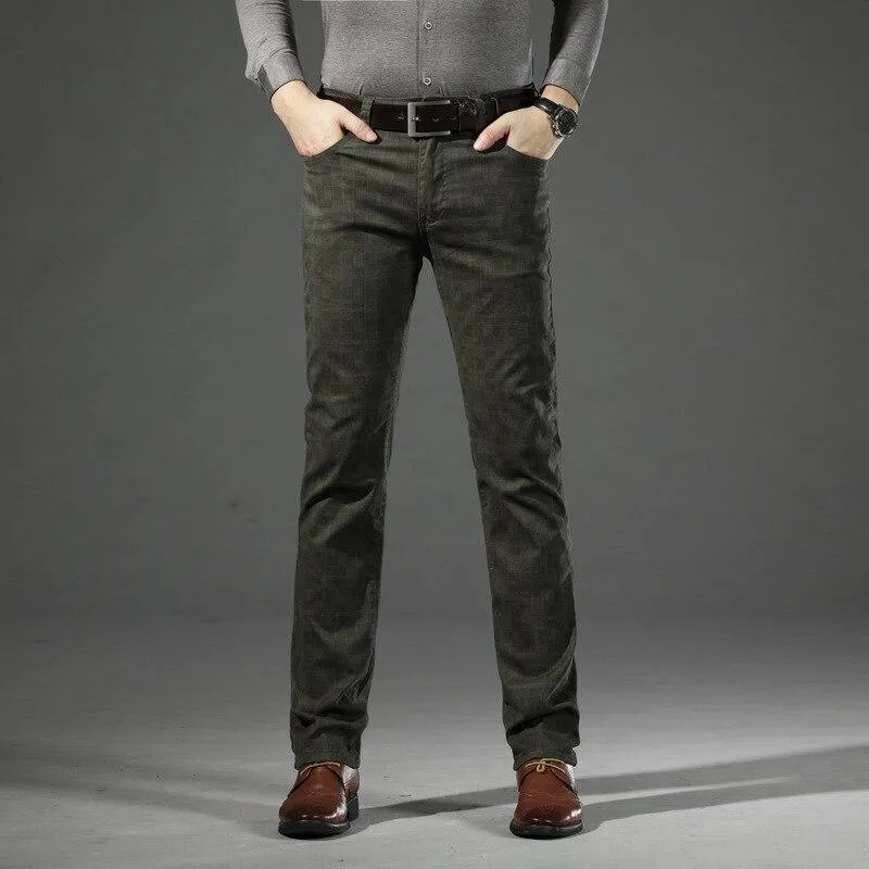 Men's Classic/Formal Plaid Elastic Pants