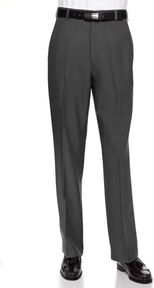 Men's Flat Front Dress Pant Modern Fit - Perfect for Every Day! - Charcoal