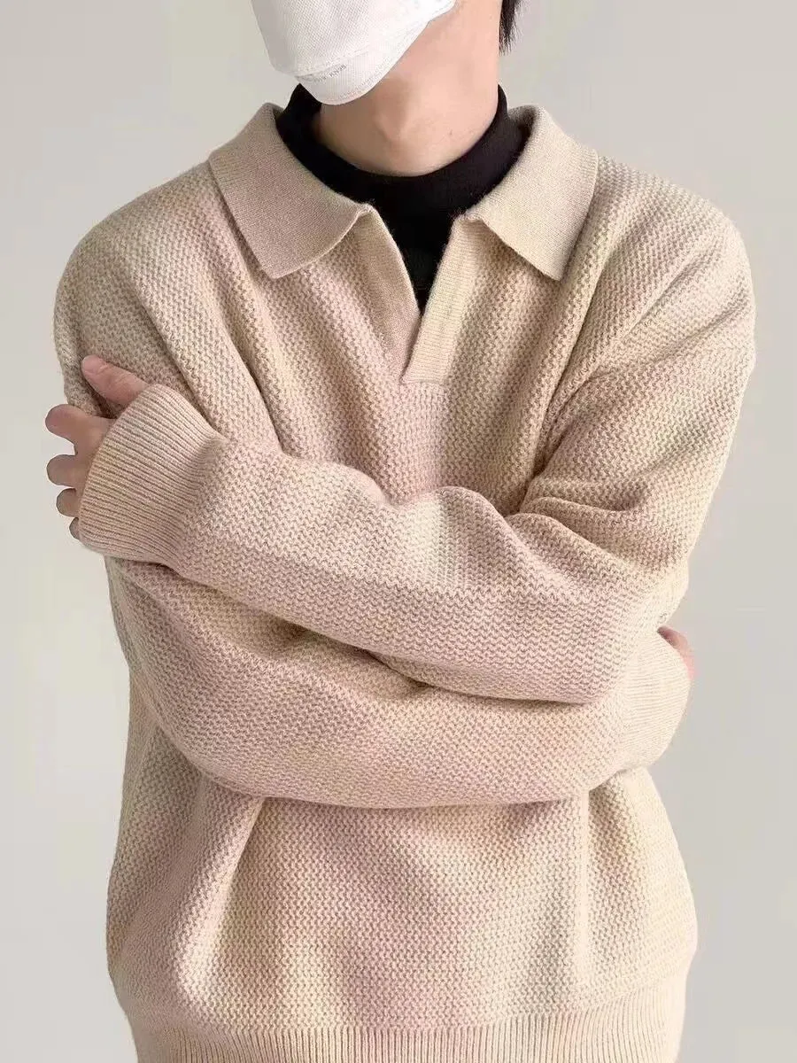 Men's Oversized Knitted Sweater