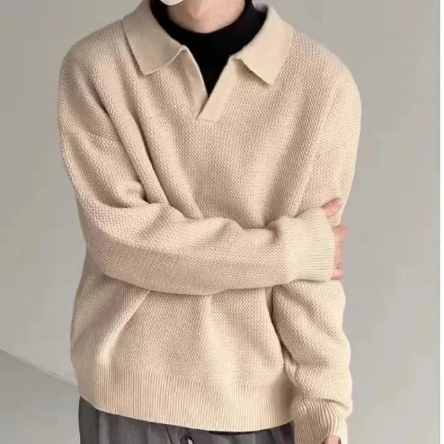 Men's Oversized Knitted Sweater