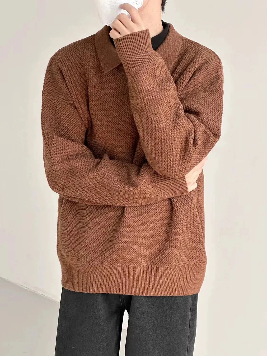 Men's Oversized Knitted Sweater