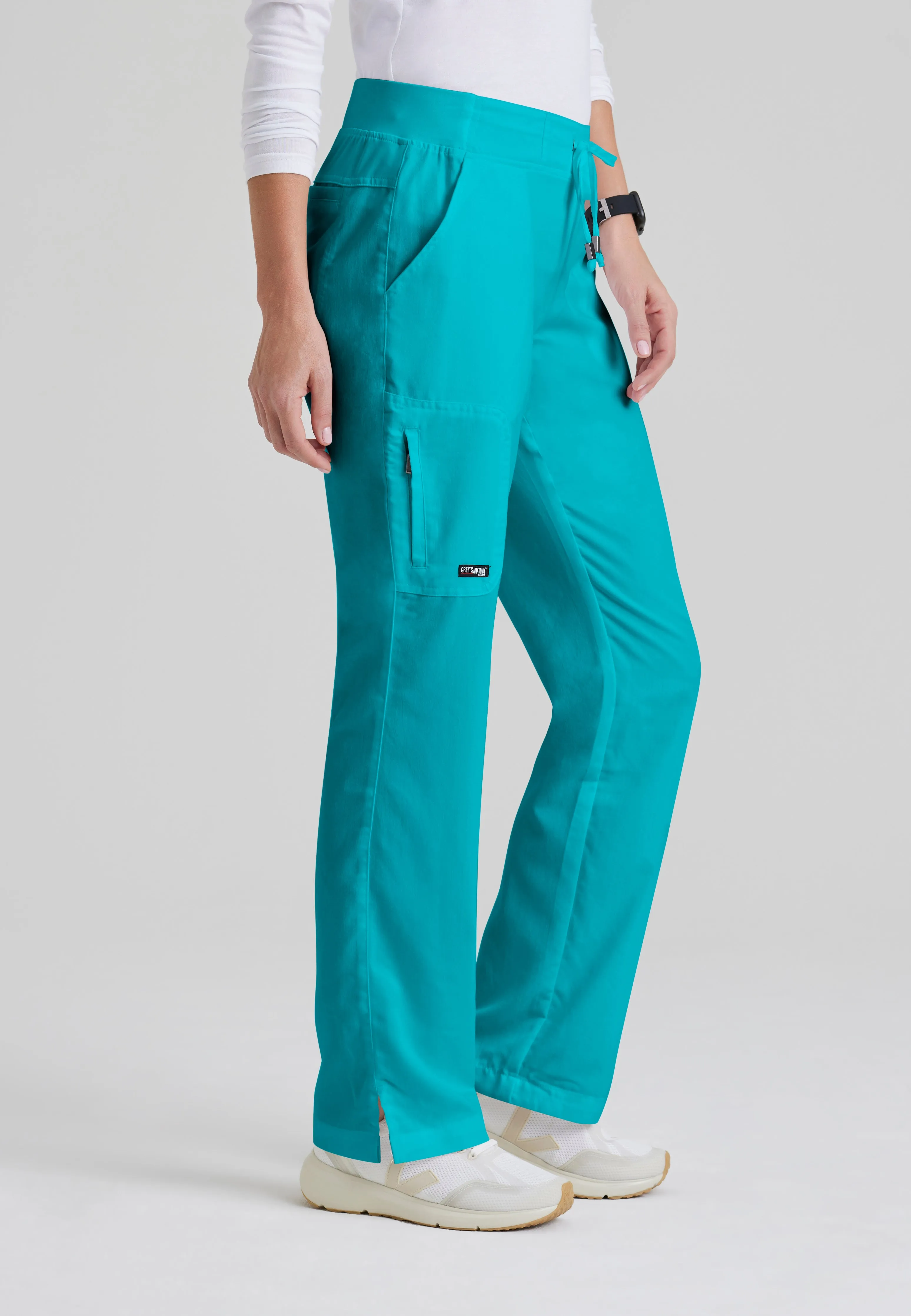 Mia 6-Pocket Mid-Rise Straight Leg Scrub Pant
