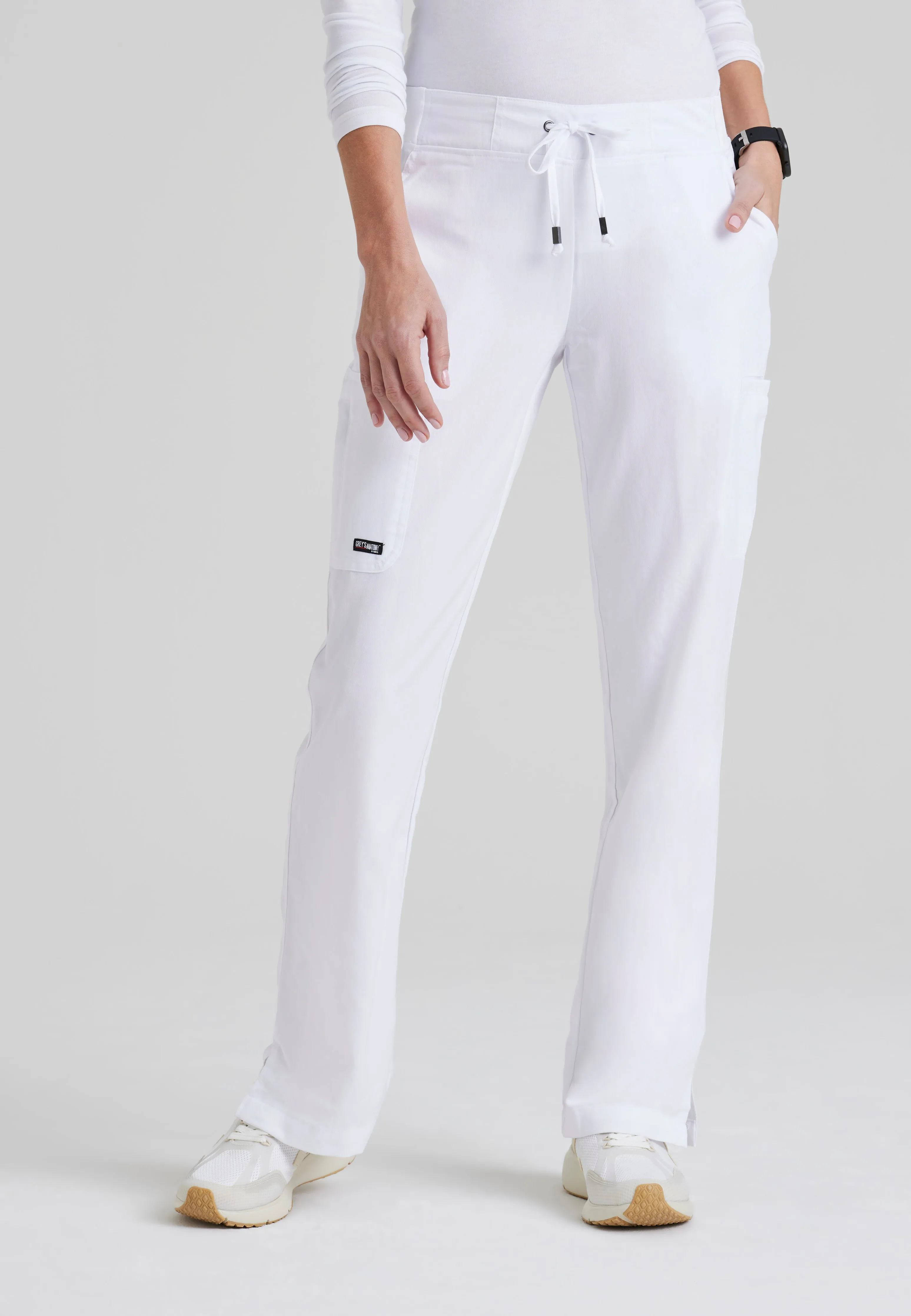 Mia 6-Pocket Mid-Rise Straight Leg Scrub Pant