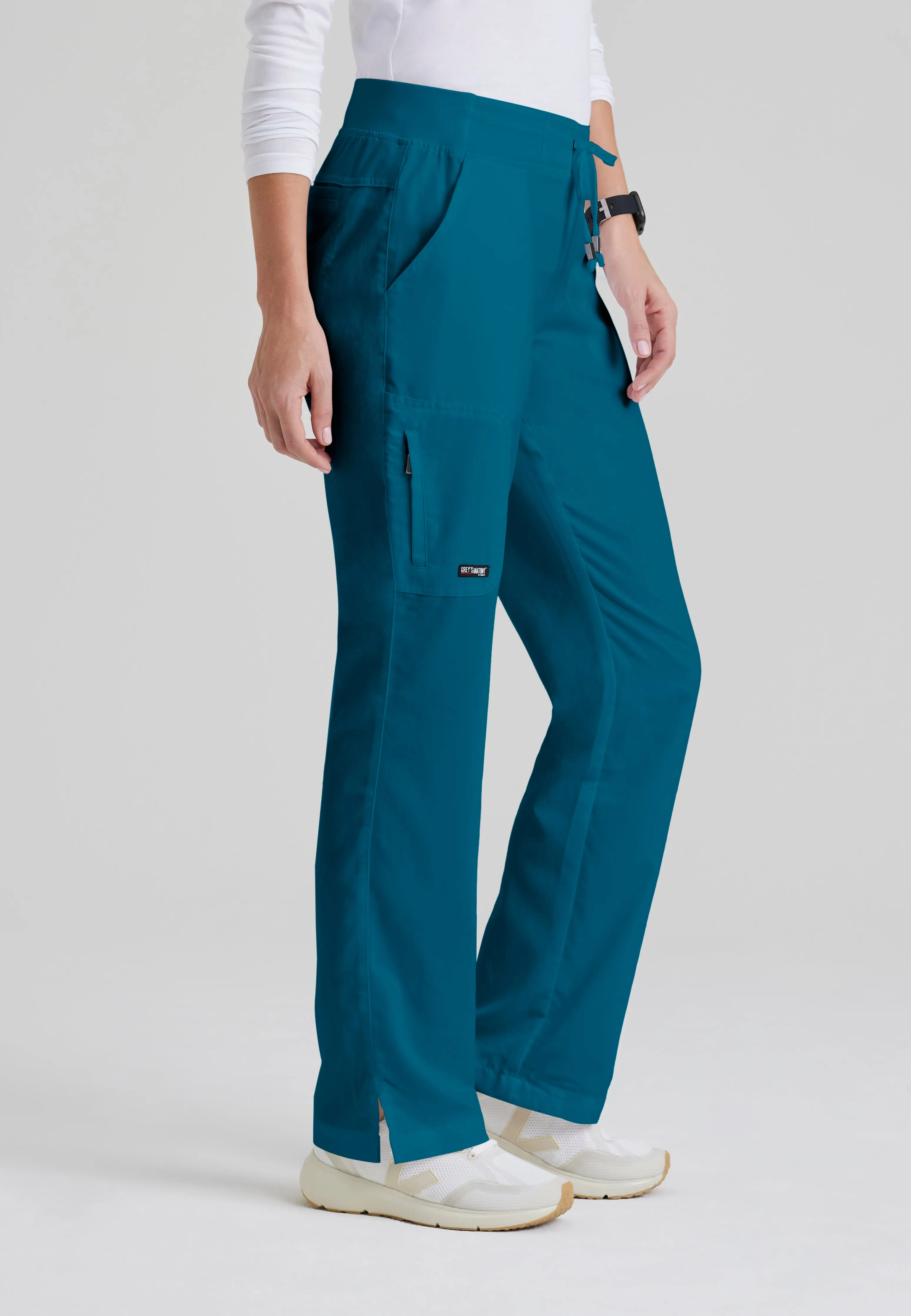 Mia 6-Pocket Mid-Rise Straight Leg Scrub Pant