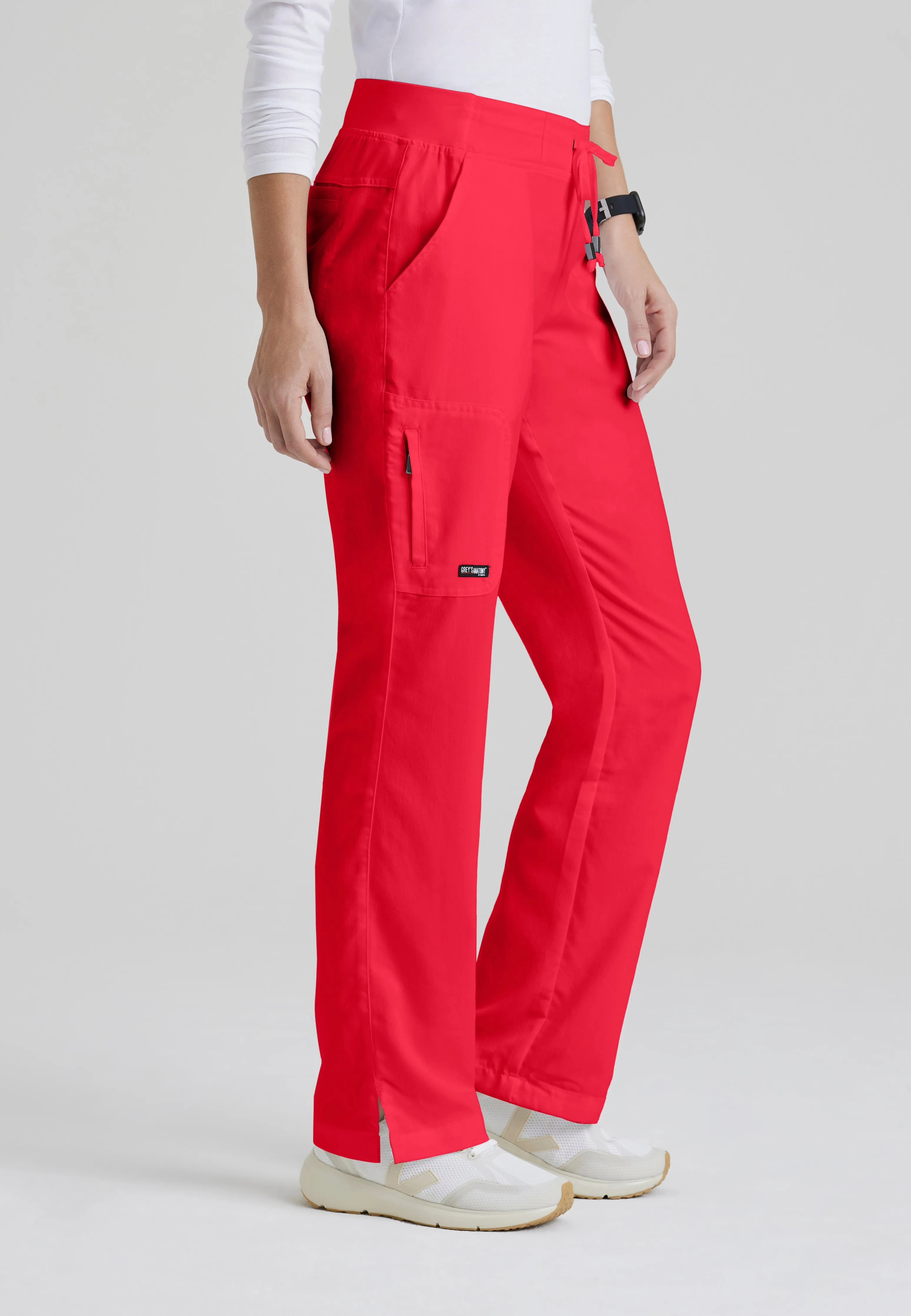 Mia 6-Pocket Mid-Rise Straight Leg Scrub Pant
