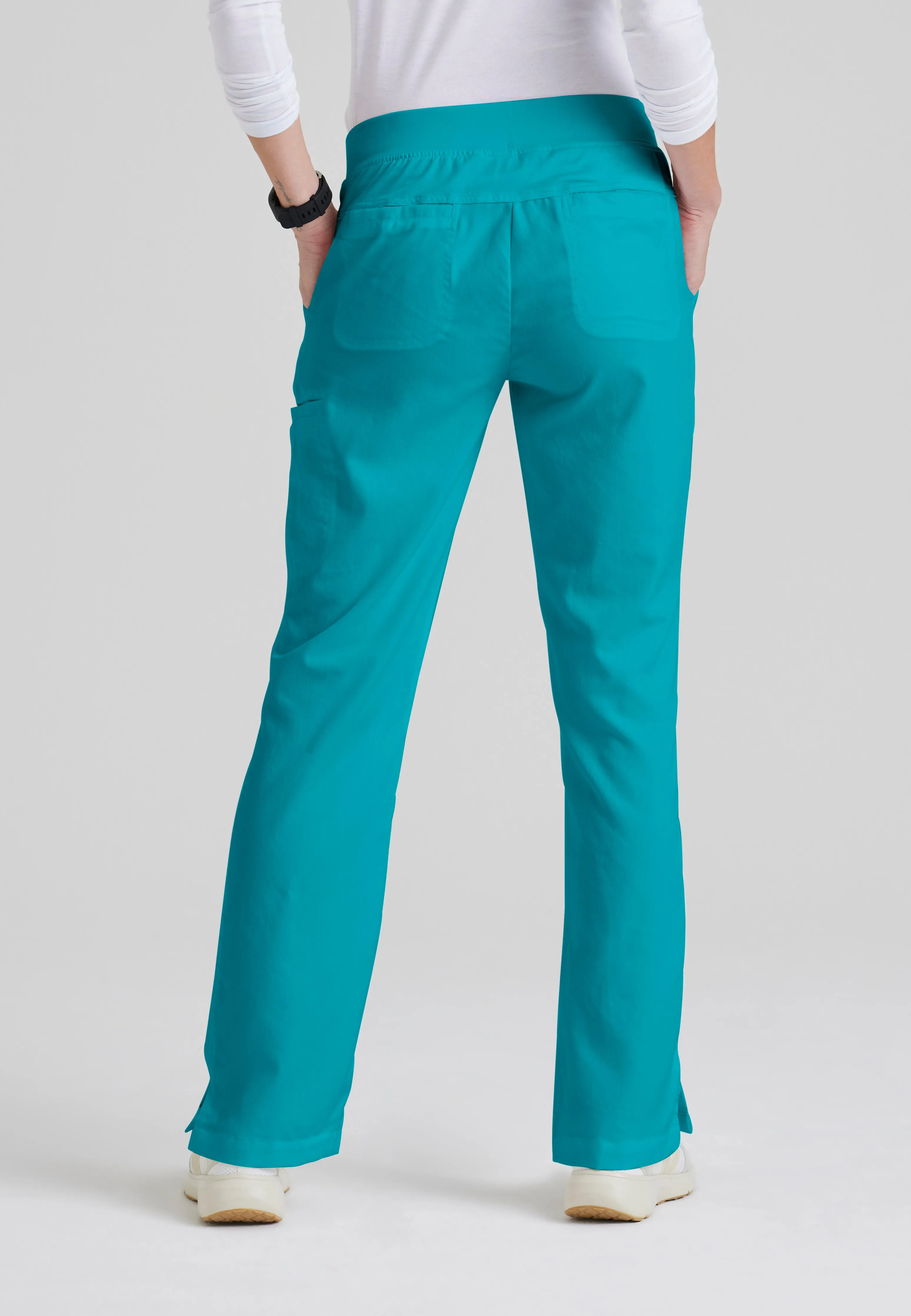 Mia 6-Pocket Mid-Rise Straight Leg Scrub Pant