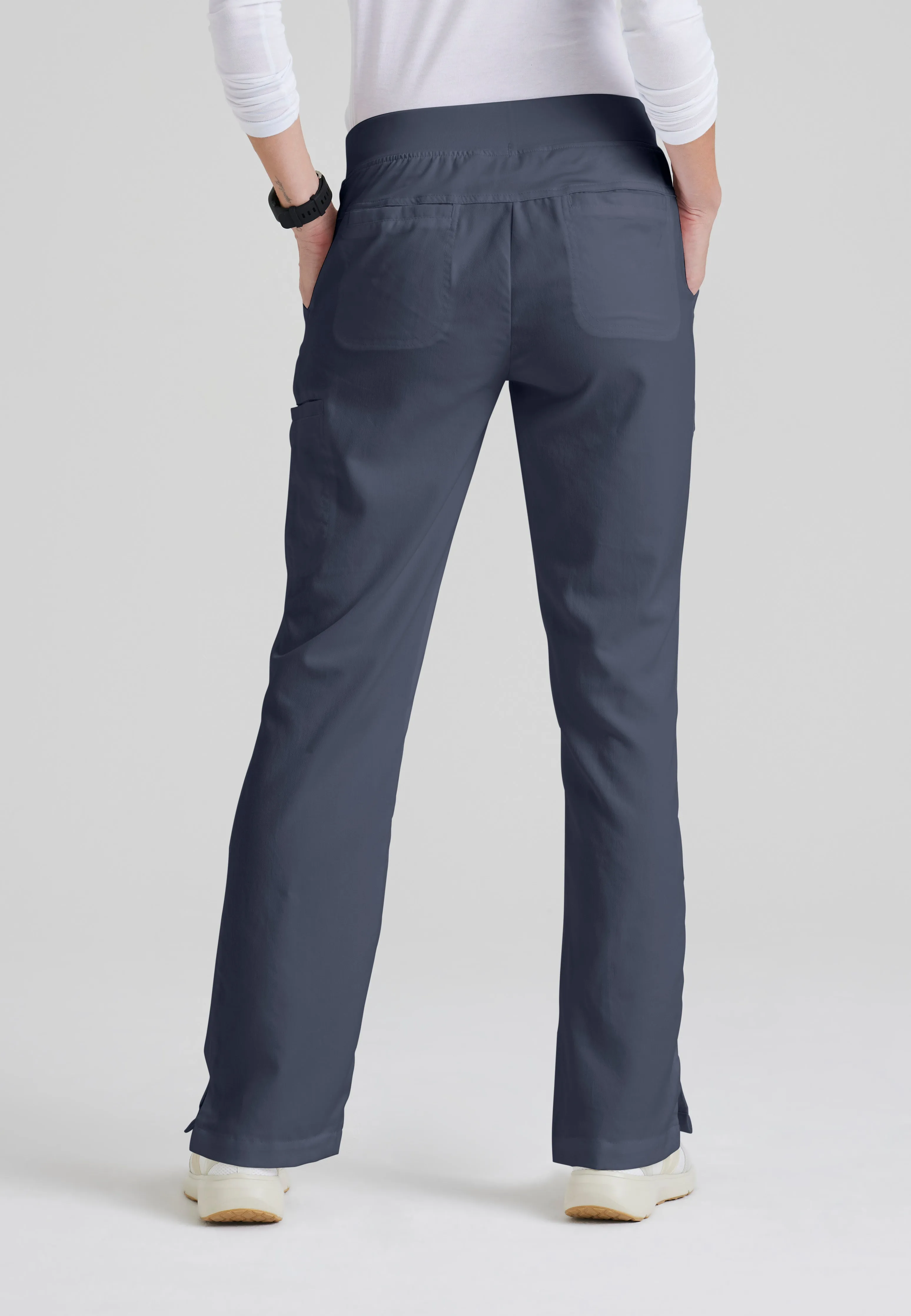 Mia 6-Pocket Mid-Rise Straight Leg Scrub Pant