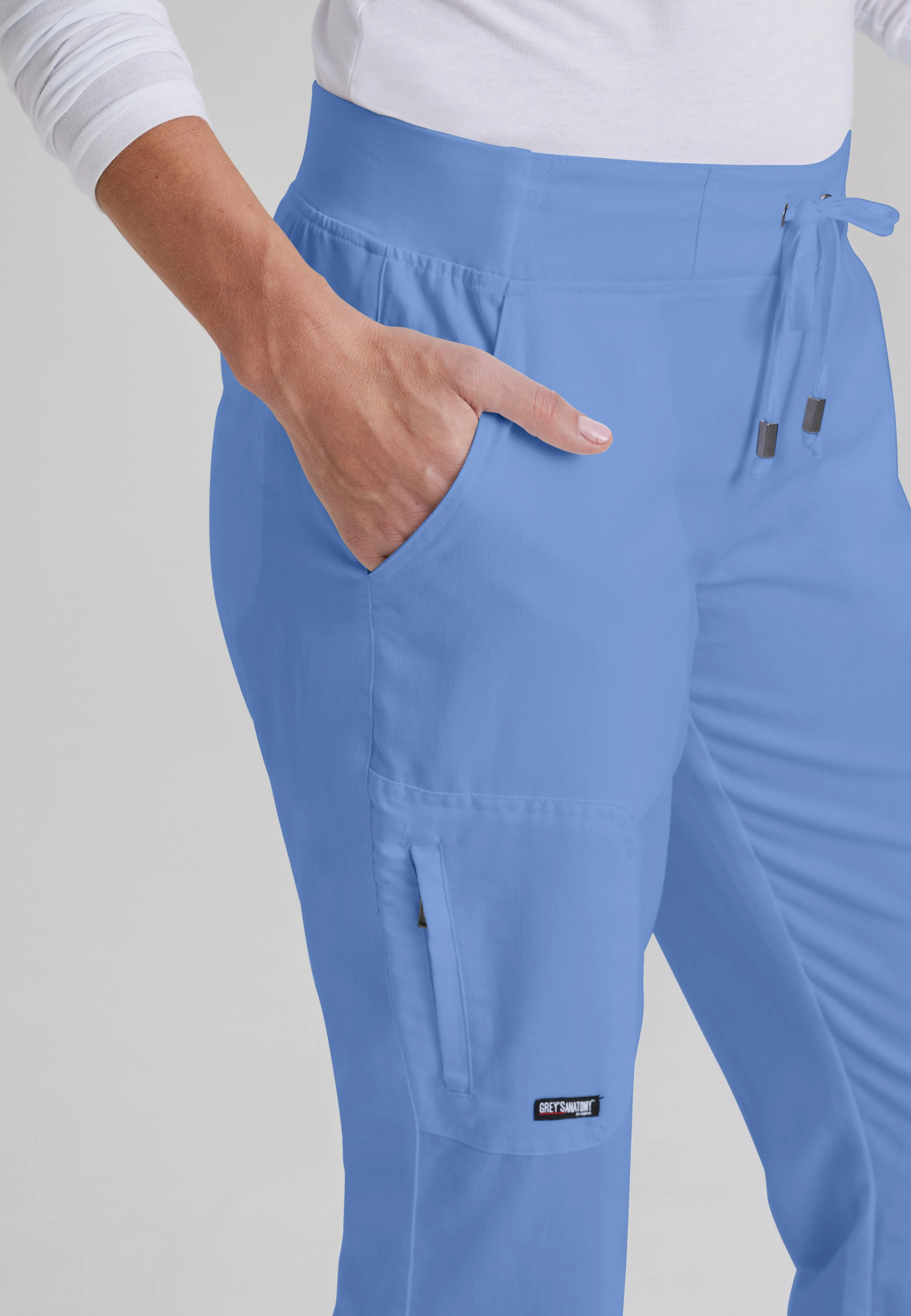 Mia 6-Pocket Mid-Rise Straight Leg Scrub Pant