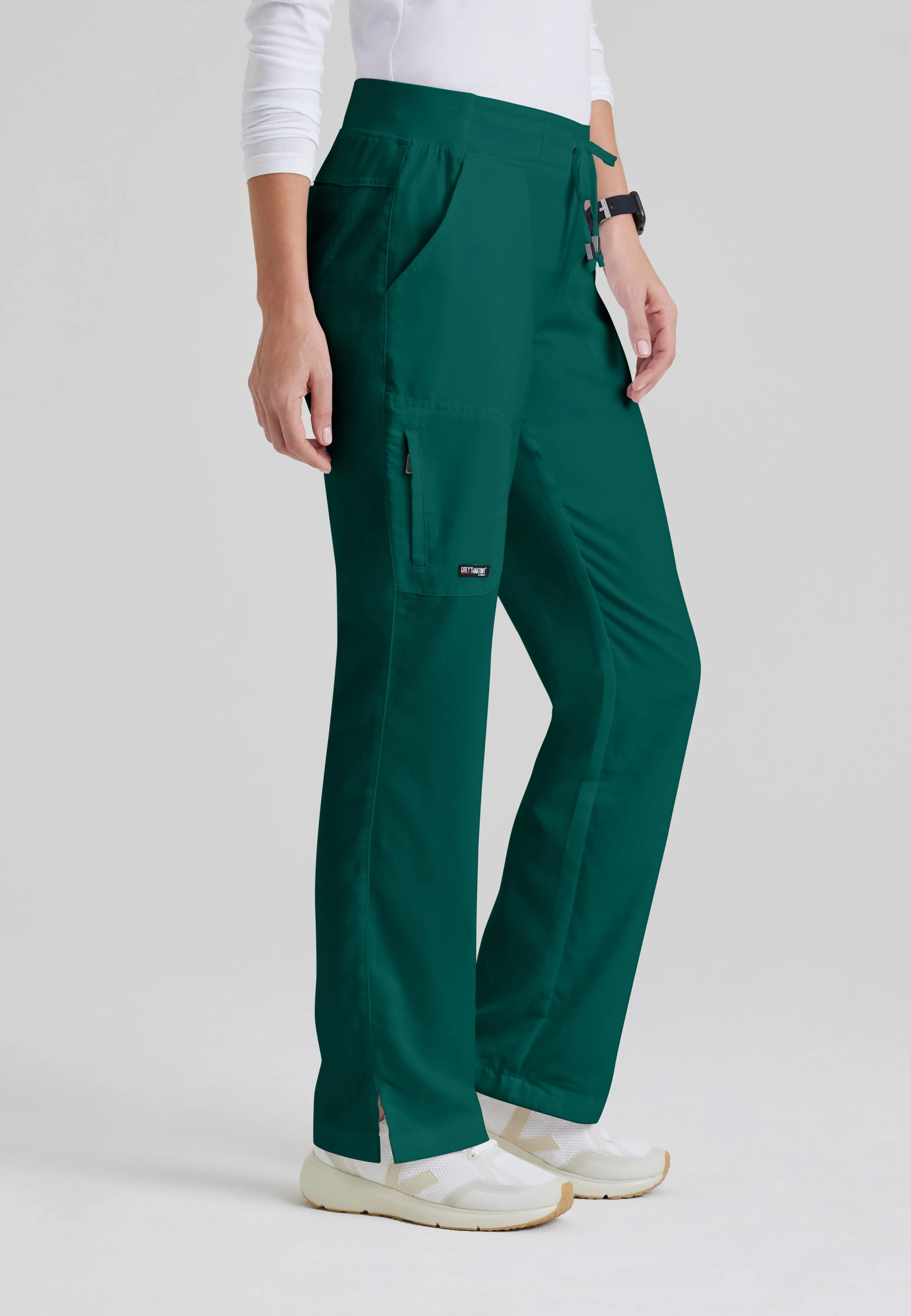 Mia 6-Pocket Mid-Rise Straight Leg Scrub Pant