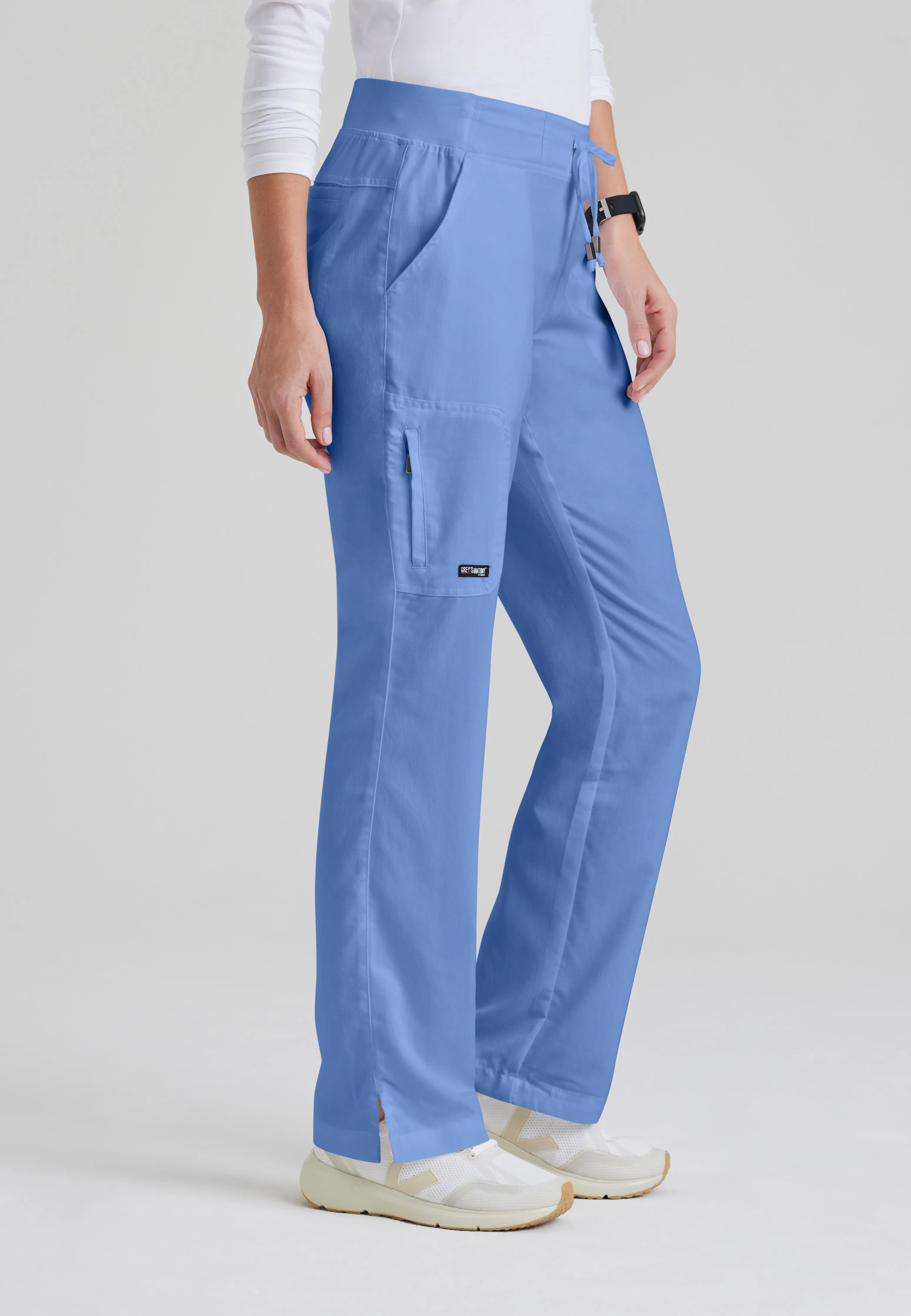 Mia 6-Pocket Mid-Rise Straight Leg Scrub Pant