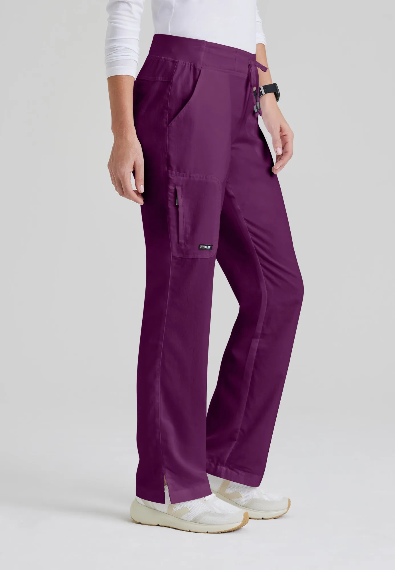Mia 6-Pocket Mid-Rise Straight Leg Scrub Pant