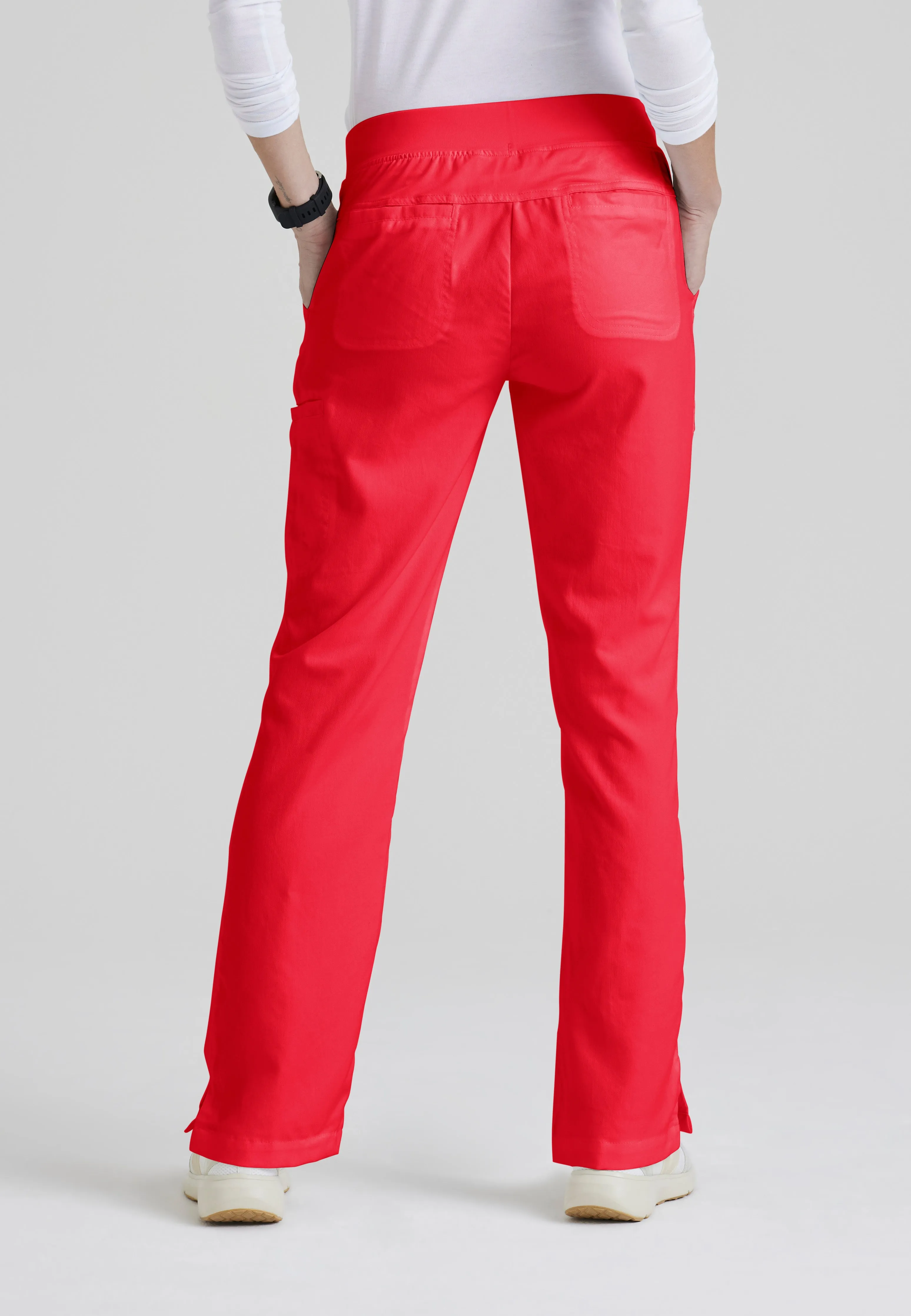 Mia 6-Pocket Mid-Rise Straight Leg Scrub Pant
