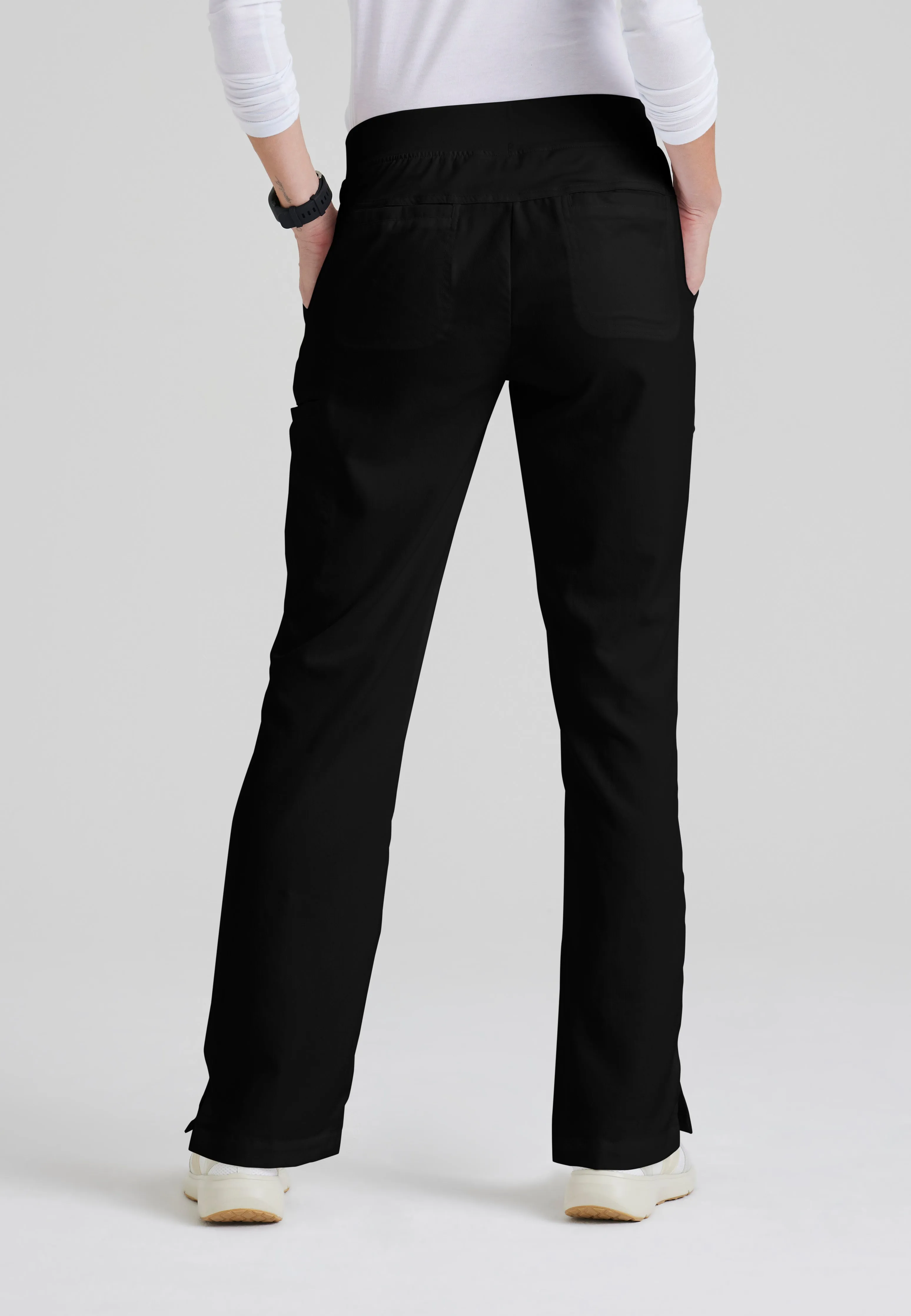 Mia 6-Pocket Mid-Rise Straight Leg Scrub Pant