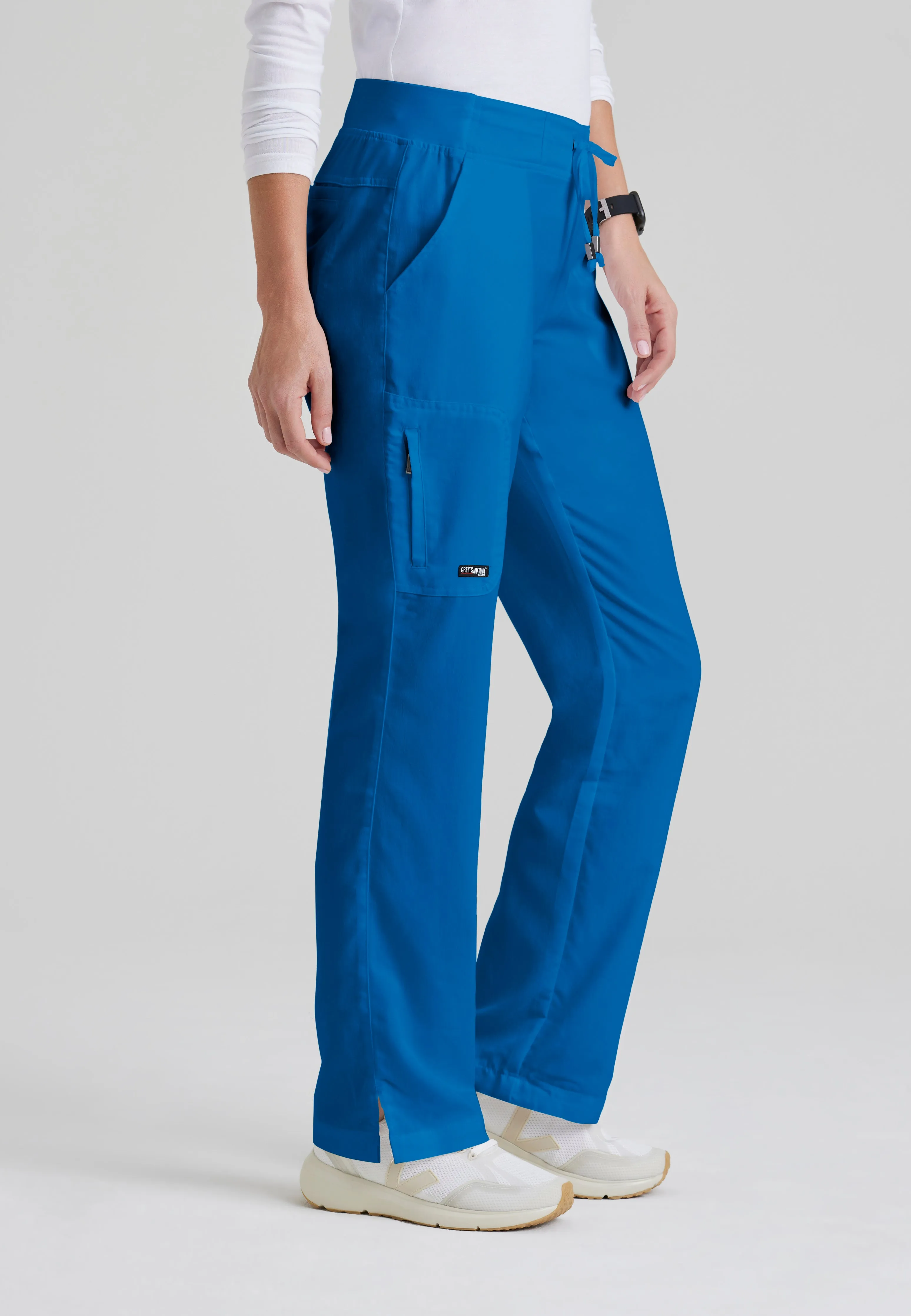 Mia 6-Pocket Mid-Rise Straight Leg Scrub Pant