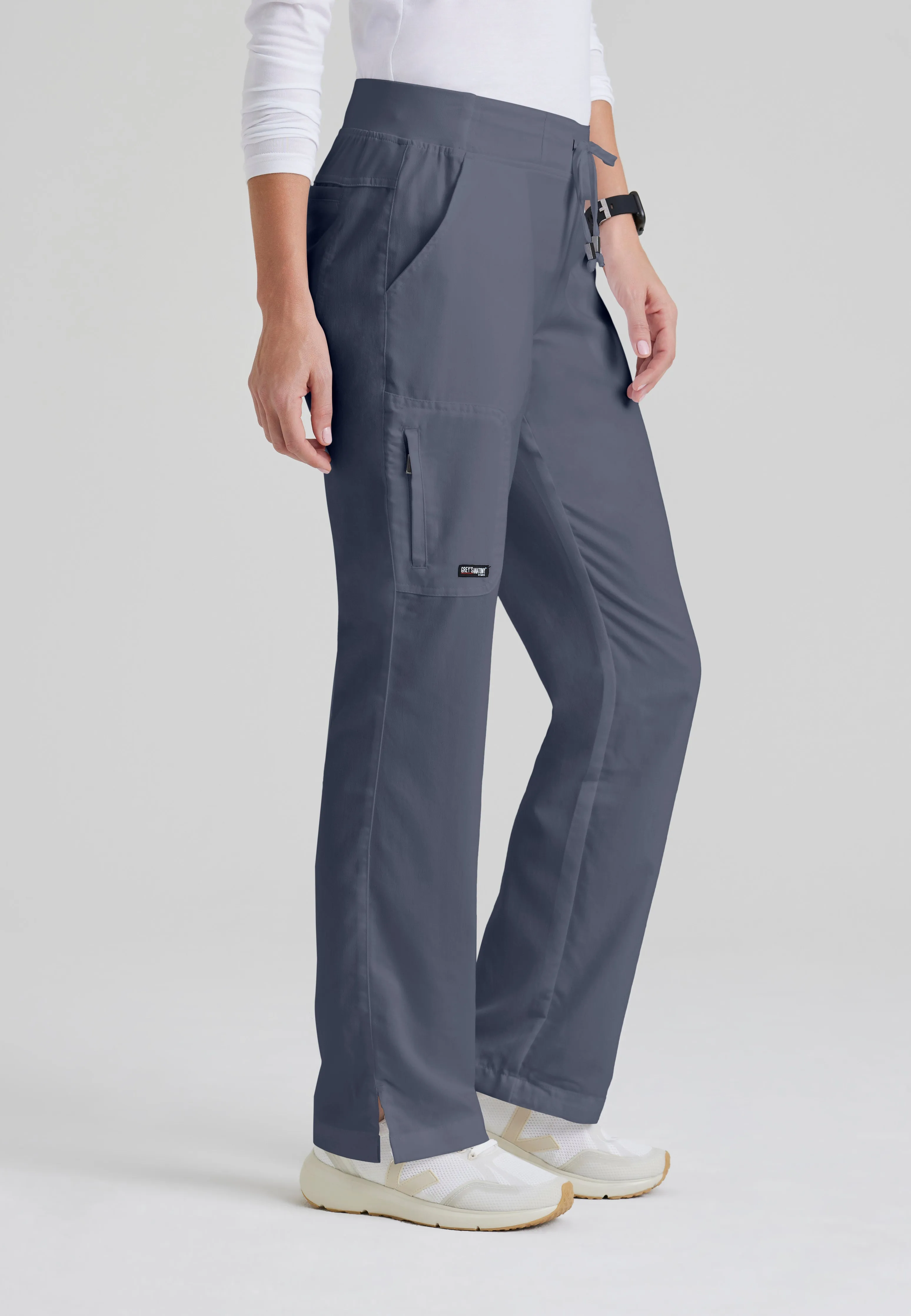 Mia 6-Pocket Mid-Rise Straight Leg Scrub Pant
