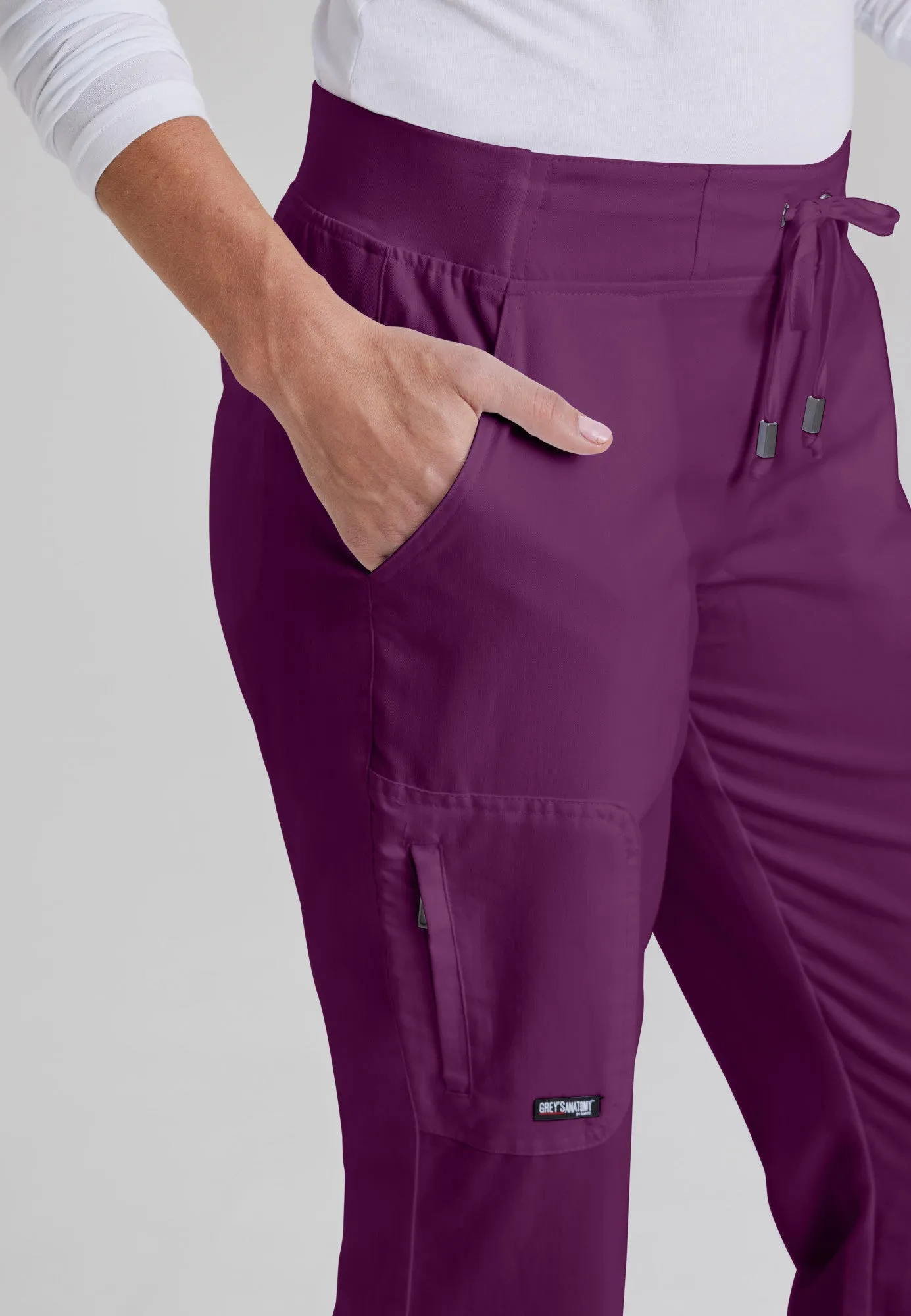 Mia 6-Pocket Mid-Rise Straight Leg Scrub Pant