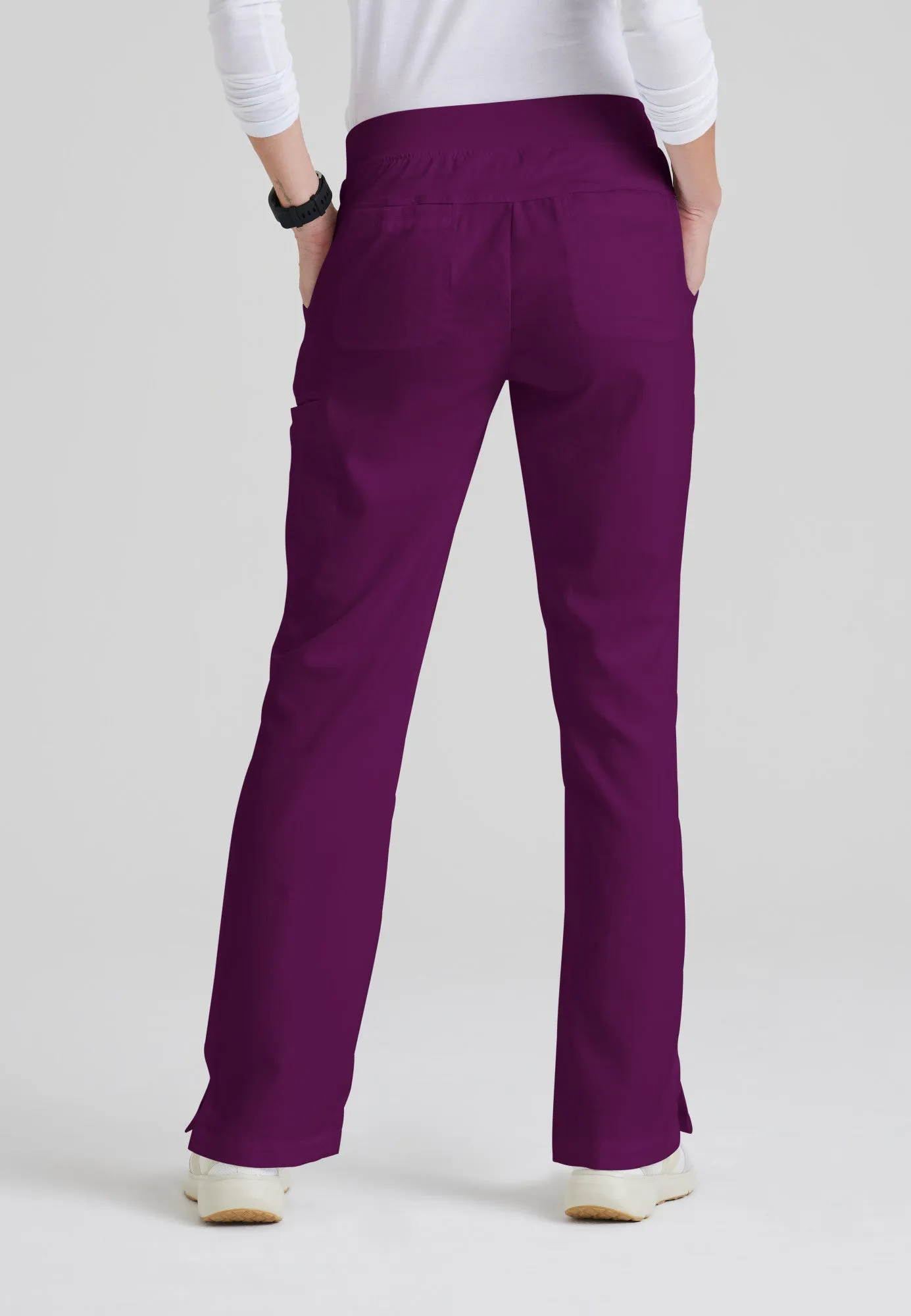 Mia 6-Pocket Mid-Rise Straight Leg Scrub Pant