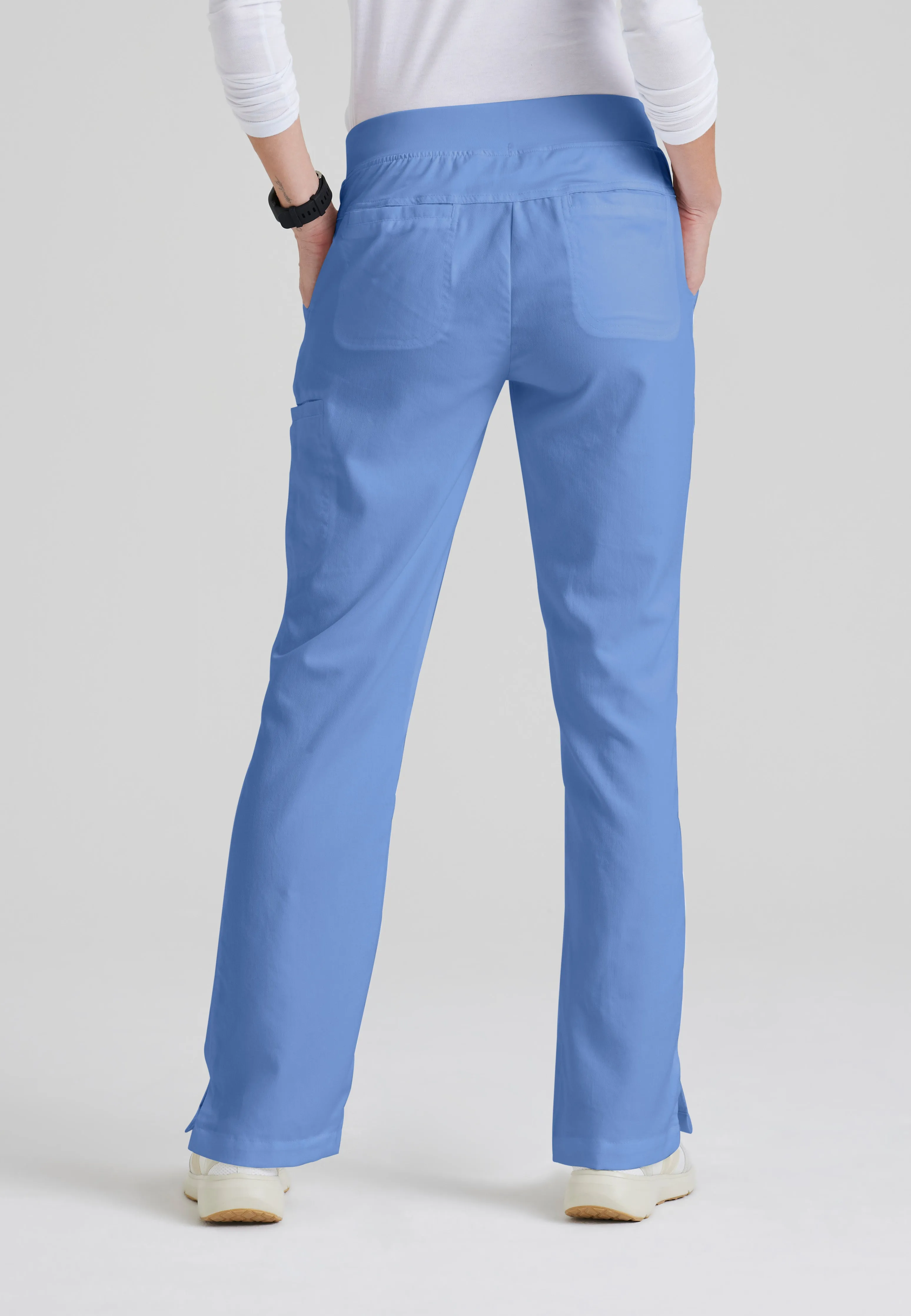 Mia 6-Pocket Mid-Rise Straight Leg Scrub Pant