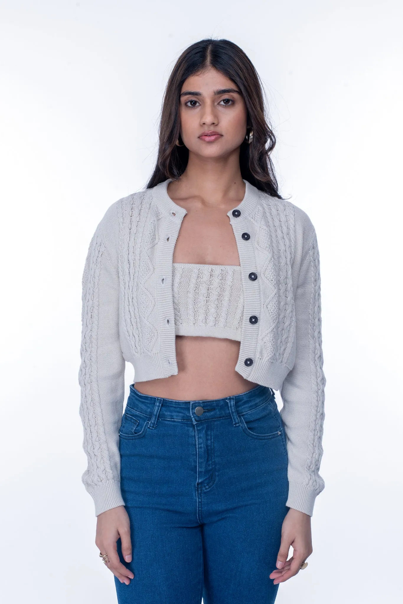 Misty Day Cardigan Set