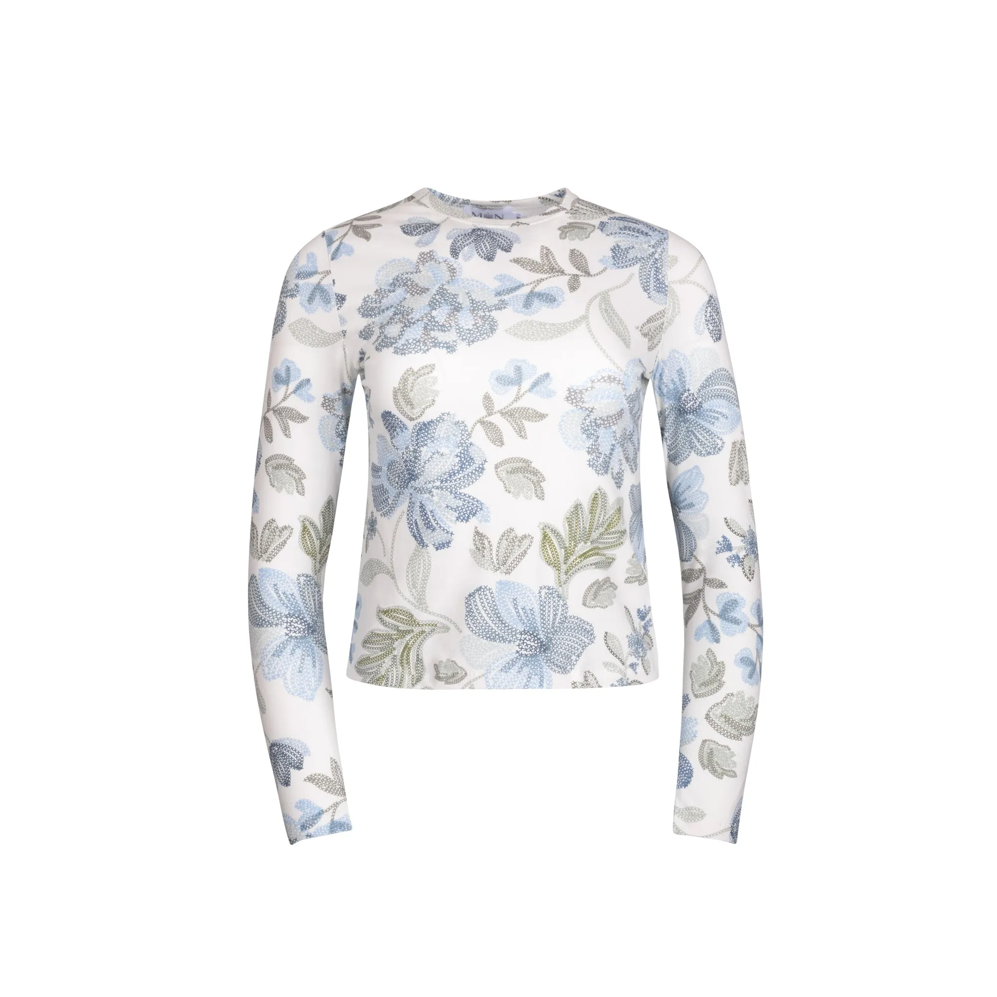 Mun Essential Tee Blue Floral