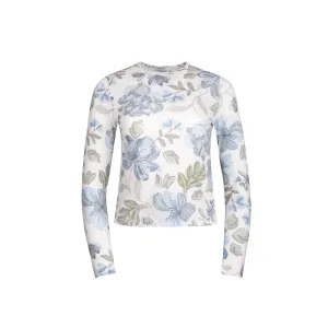 Mun Essential Tee Blue Floral