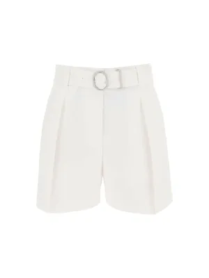 Optic Belted Tailored Shorts
