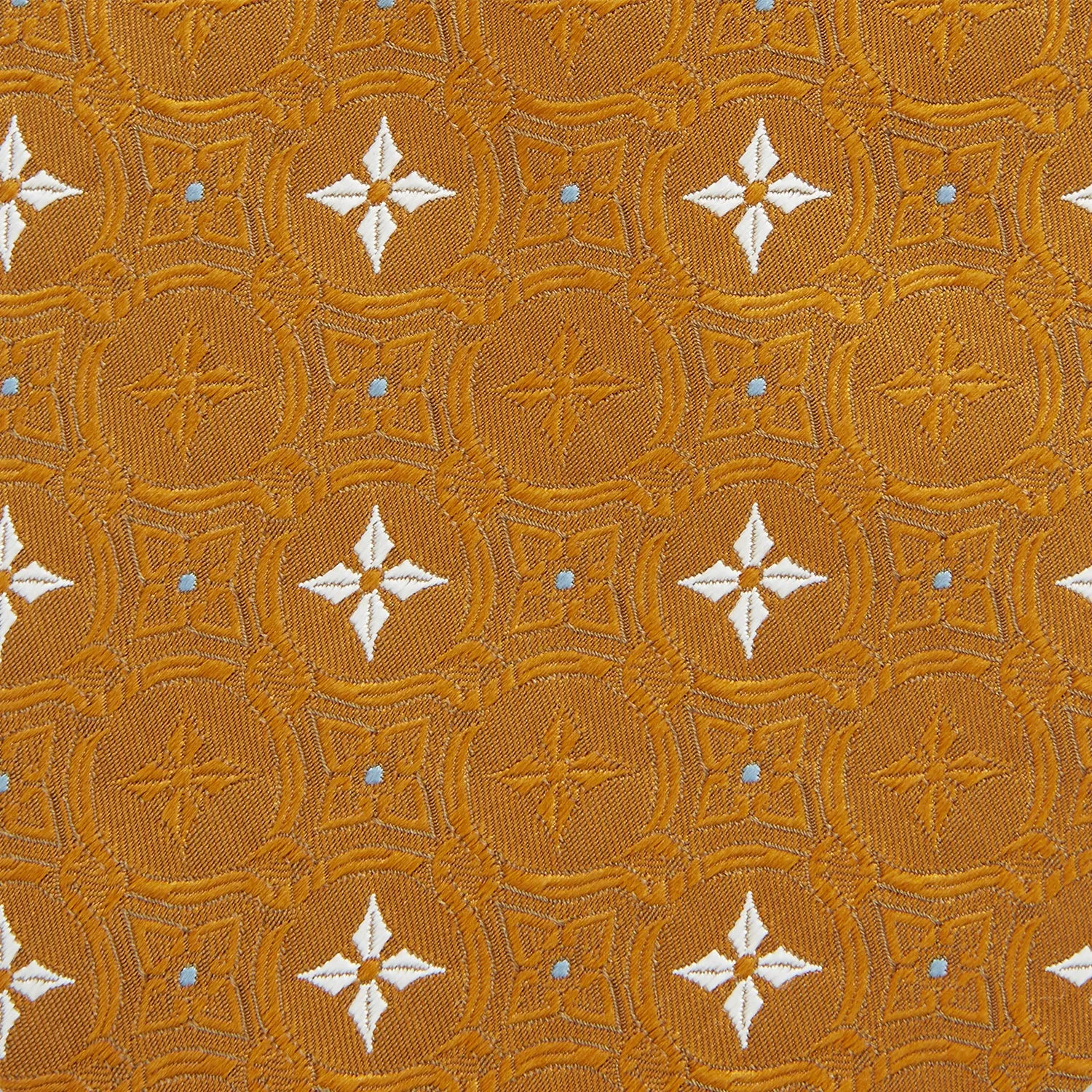 Orange Multi Neat Silk Tie