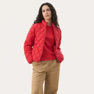 Part Two OliaOTW Jacket In Ribbon Red