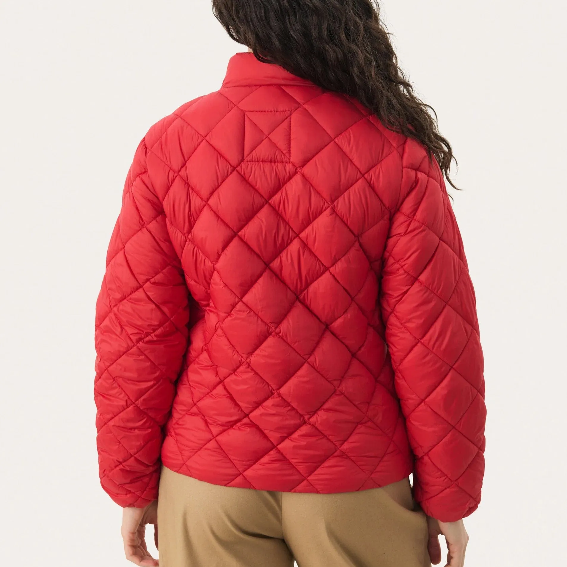 Part Two OliaOTW Jacket In Ribbon Red
