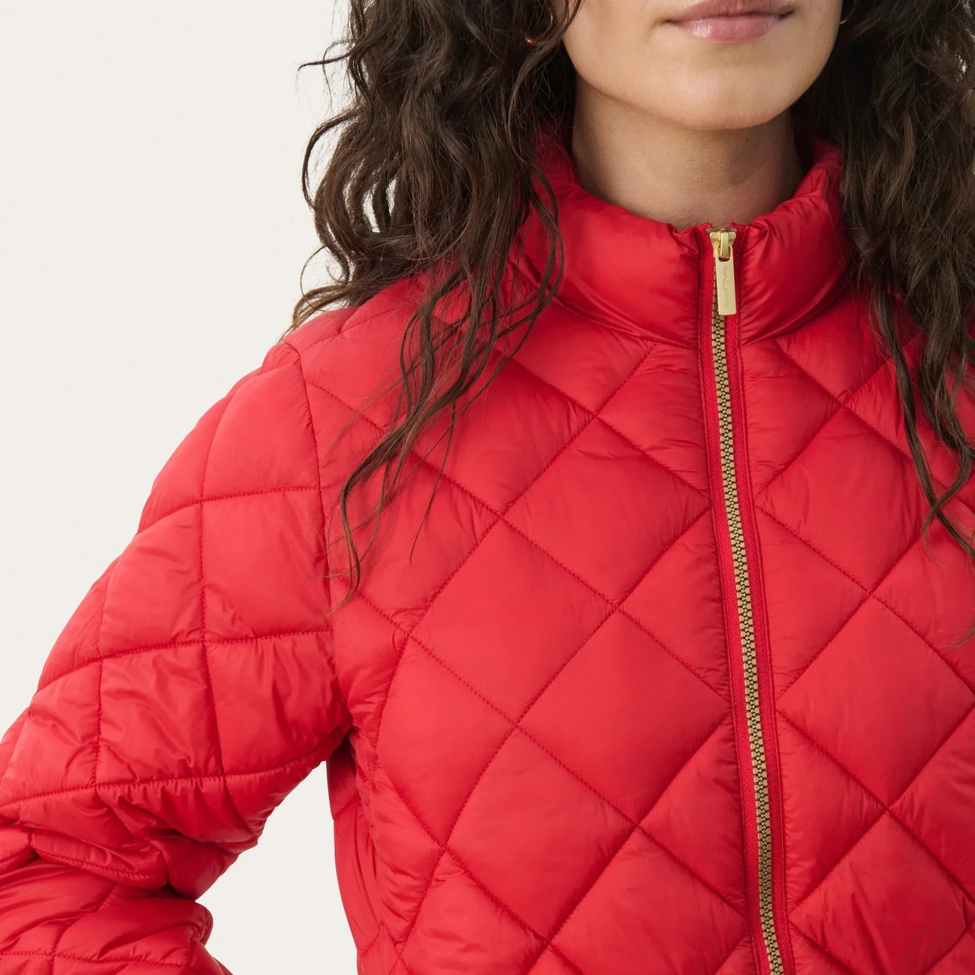 Part Two OliaOTW Jacket In Ribbon Red
