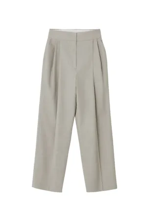 Pintuck Pants Beige