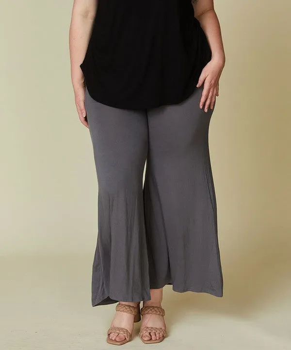 Plus Bamboo Classic Palazzo Pant