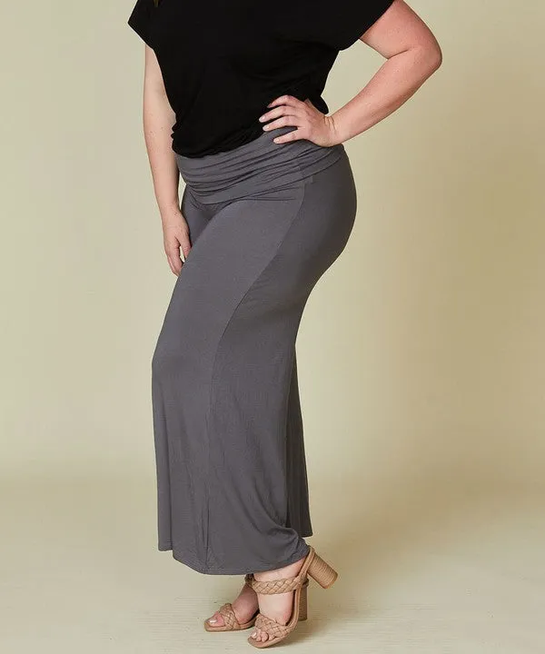 Plus Bamboo Classic Palazzo Pant