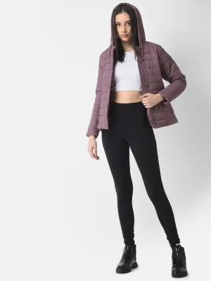 Purple Hooded Jacket