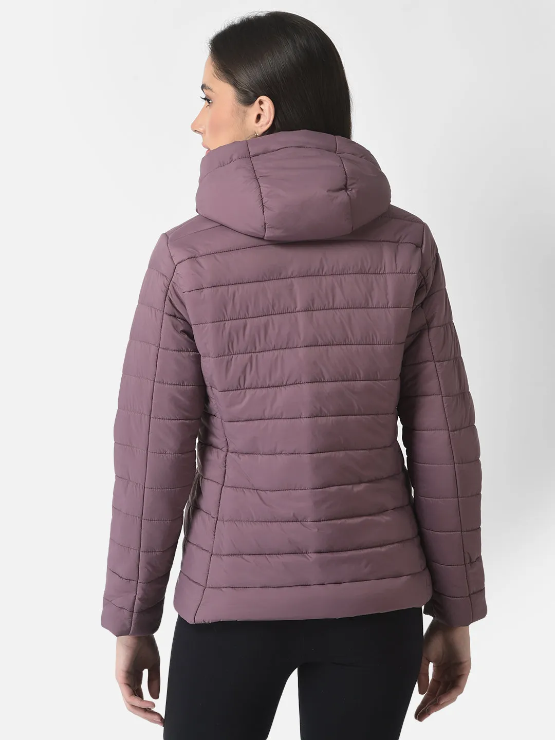 Purple Hooded Jacket