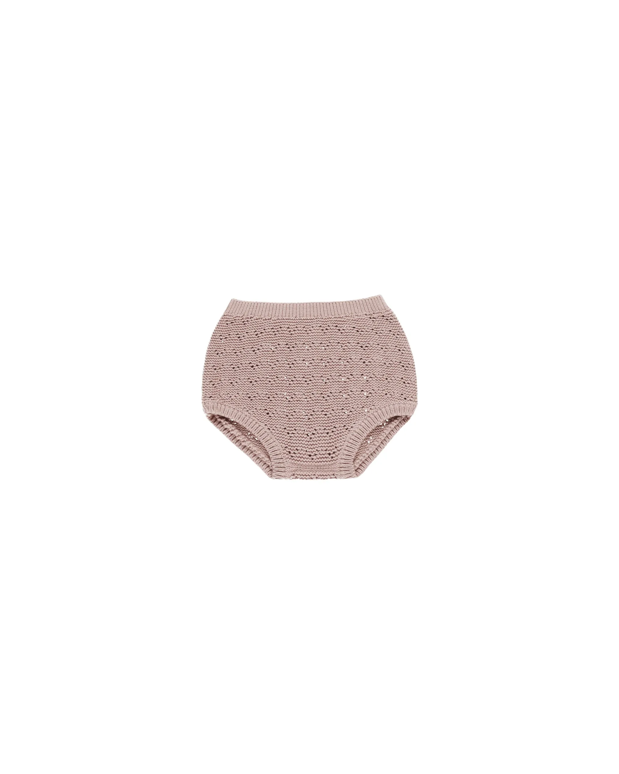 Quincy Mae Mauve Scalloped Cardigan   Bloomer Set