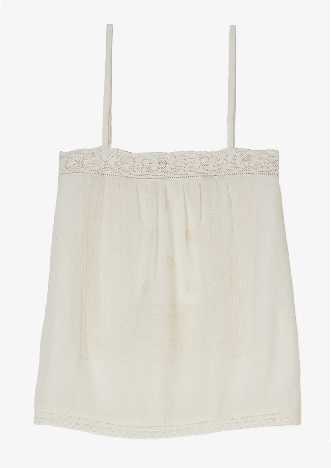 Reba Embroidered Cami Top