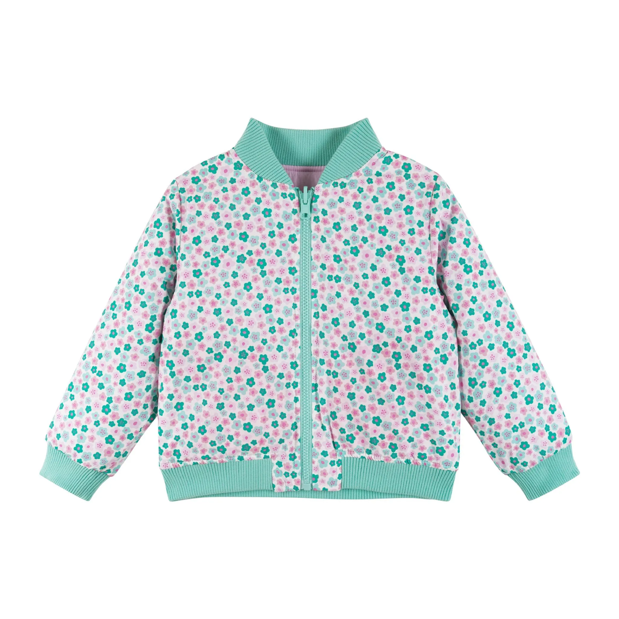 Reversible Bomber Jacket | Pink Colorblocked