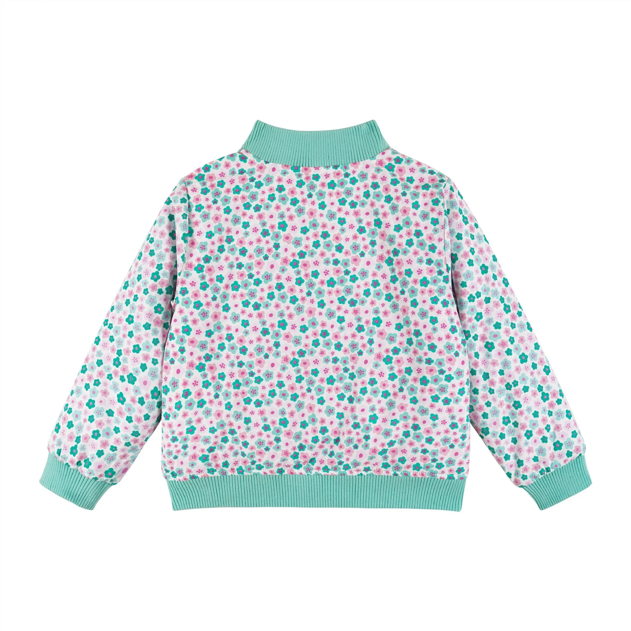 Reversible Bomber Jacket | Pink Colorblocked