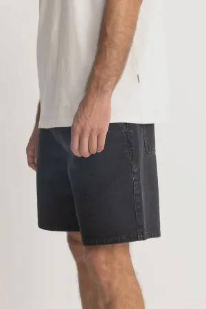 Rhythm Essential Denim Short - Black