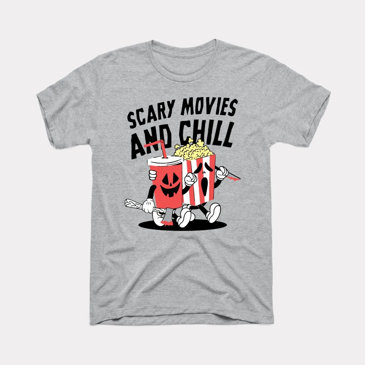Scary Movies And Chill Adult Unisex Tee